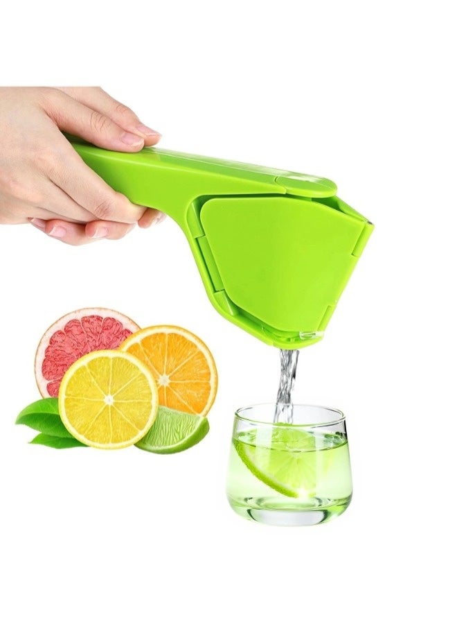 Lemon Juicer, Effortless Manual Flat Lime Squeezer, Hand Orange Press, Folds Design For Saving Space Storage, Easy to Make Juice From Lemon, Lime, Cirtus, Orange, Fruits