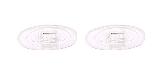 NicelyFit Clear Silicon Rubber Nose Pads for Oakley Glass Frames OX5079 OX5038 OX5066 OX5088 OX3102 OX5040 OX5042 etc (Clear - 3 Pairs) - Image 2