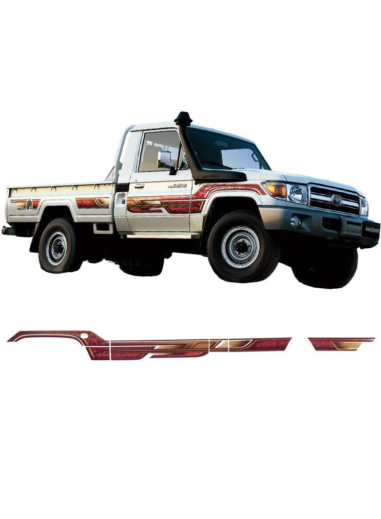 Auto Accessories custom Body Vinyl decal car Stickers for toyota land cruiser pick up 2013 LC79/ LC70 - Image 1