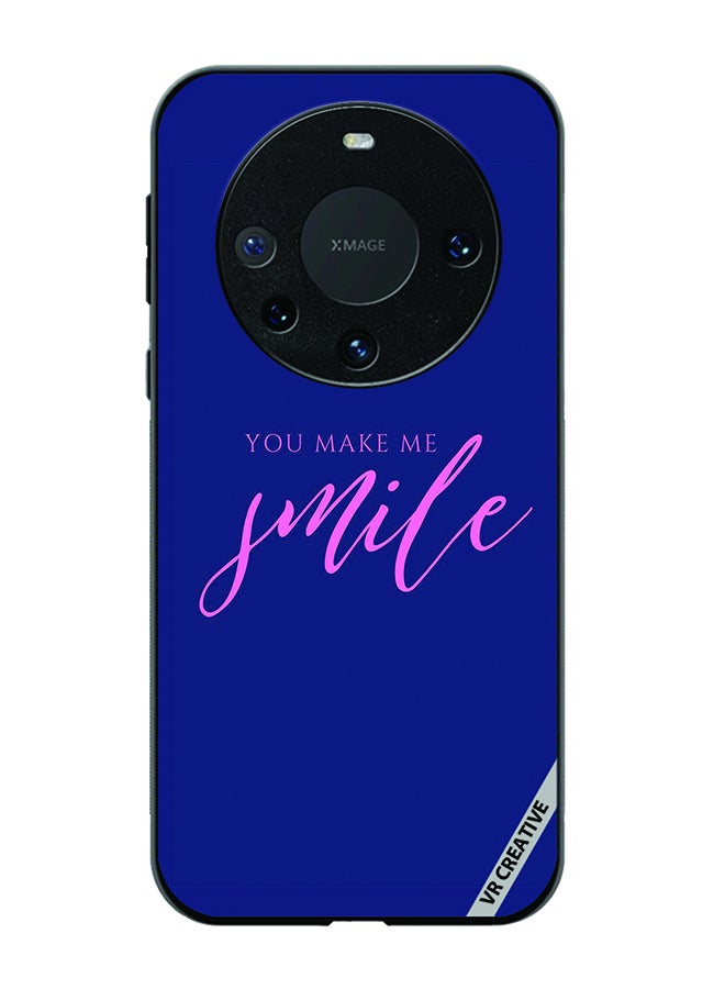 VR CREATIVE Protective Case Cover For Huawei Mate 60 You Make Me Smile Design Multicolour - Image 1