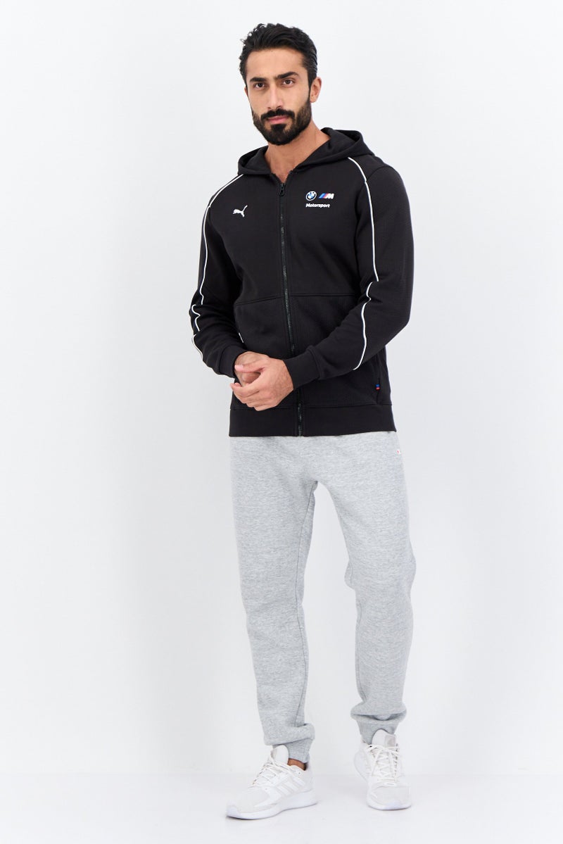Puma x BMW Motorsport Men Sportswear Fit Outdoor Hoodie, Black - Image 4