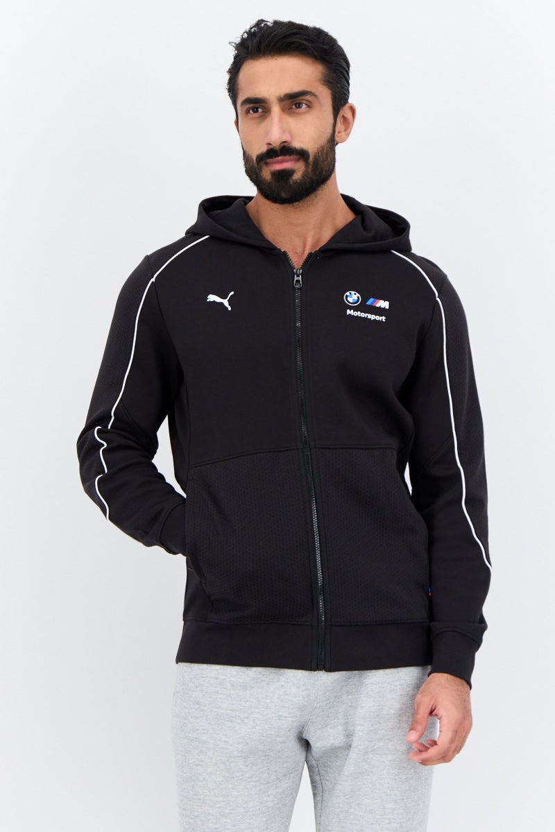 Puma x BMW Motorsport Men Sportswear Fit Outdoor Hoodie, Black - Image 1