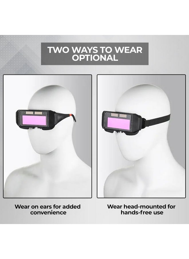 Robustt Auto Darkening Welding Goggles - Pack of 1 | PC & ABS Material | Adjustable Wearing Design | Solar Welding Goggles | UV Resistant | Multi Purpose - pzsku/ZE4CBA938ED08F2573FCAZ/45/_/1740982726/e1088e25-f914-42d2-9736-835ab0865429