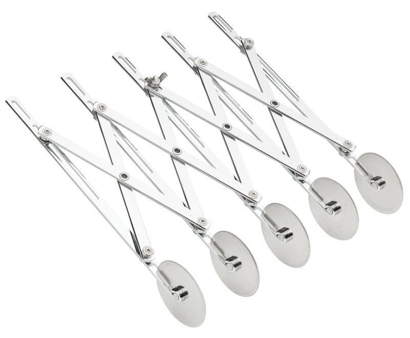 Fante's Fantes Expandable 5-Wheel Stainless Steel Dough Cutter, The Italian Market Original since 1906 - Image 1
