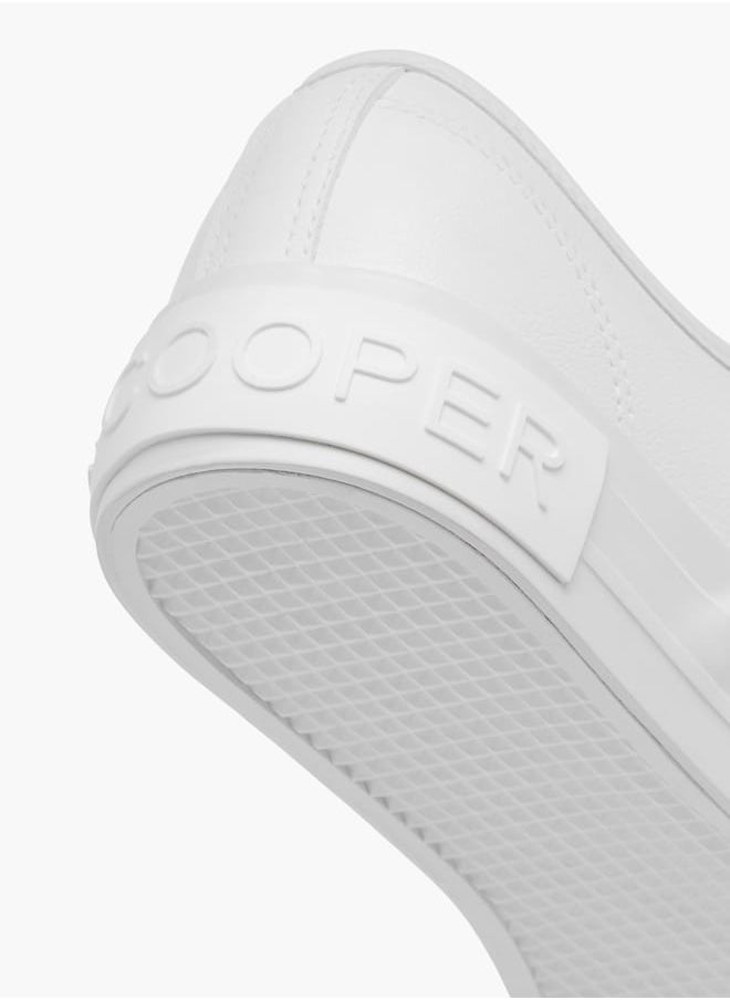 Lee Cooper - Women's Logo Embossed Sneakers with Lace-Up Closure - Image 1