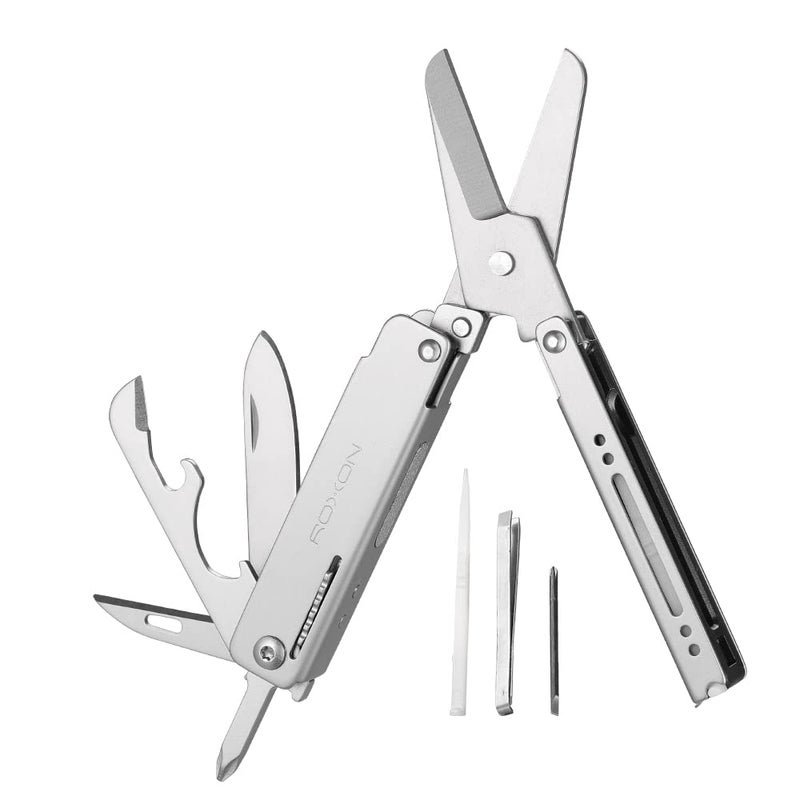 ROXON M3 13 in 1 Multi Tool EDC Knife And Scissors with Toothpick & Tweezers Practical Small and Exquisite Multitool - Image 1