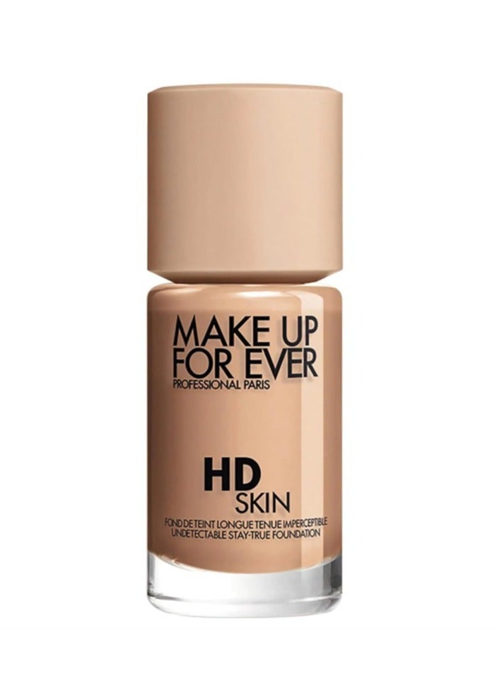 MAKE UP FOR EVER HD Skin Foundation - 2R28 - Dark Ivory 30ml - Image 1
