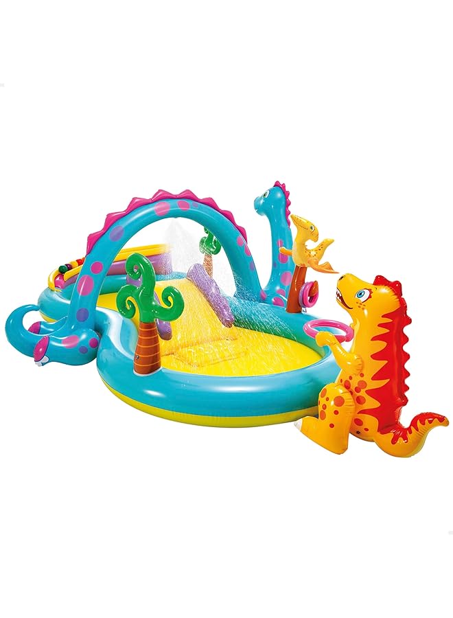 INTEX Dino Slide & Pool Multi Colour 57135 - Image 1