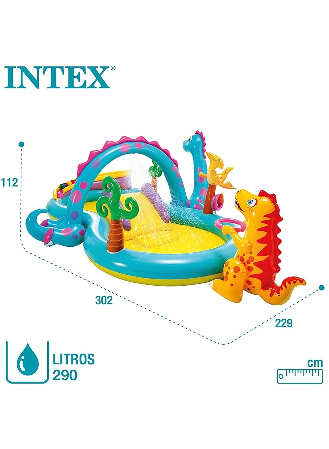 INTEX Dino Slide & Pool Multi Colour 57135 - Image 5