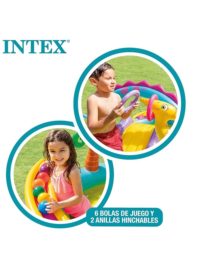 INTEX Dino Slide & Pool Multi Colour 57135 - Image 4