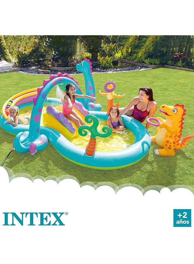 INTEX Dino Slide & Pool Multi Colour 57135 - Image 2
