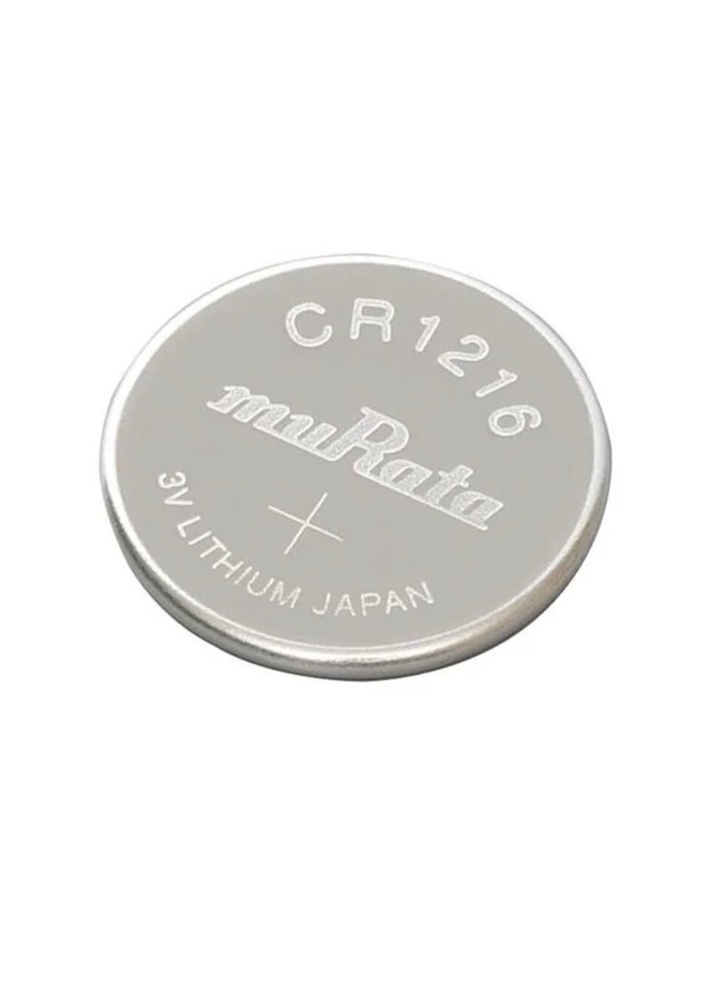muRATA 5-Pieces Murata CR1216 Lithium 3V (muRata) Japan Batteries - Image 2