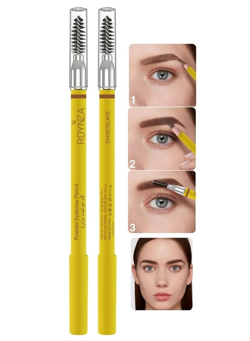 روينزا قلم حواجب شوكلت بودر مضاد للماء - Image 1