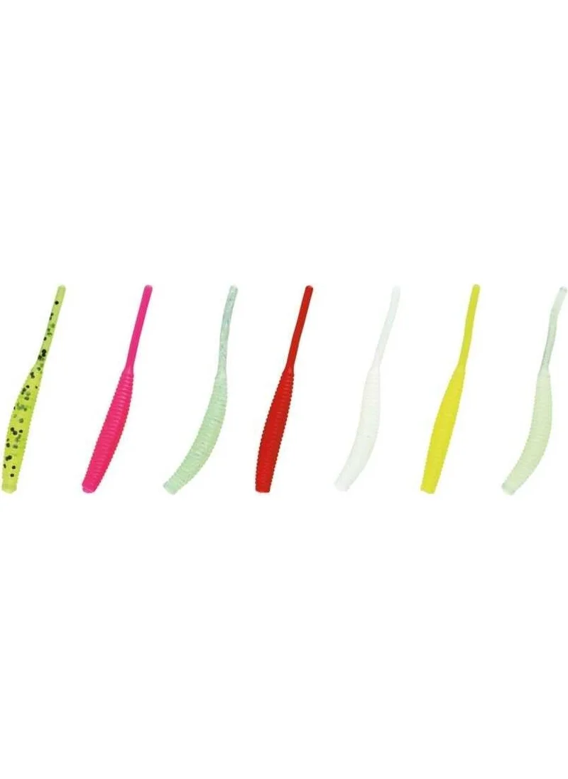 NOMURA Long Tail 5cm 0.5g 12 Pieces LRF Silicone 028