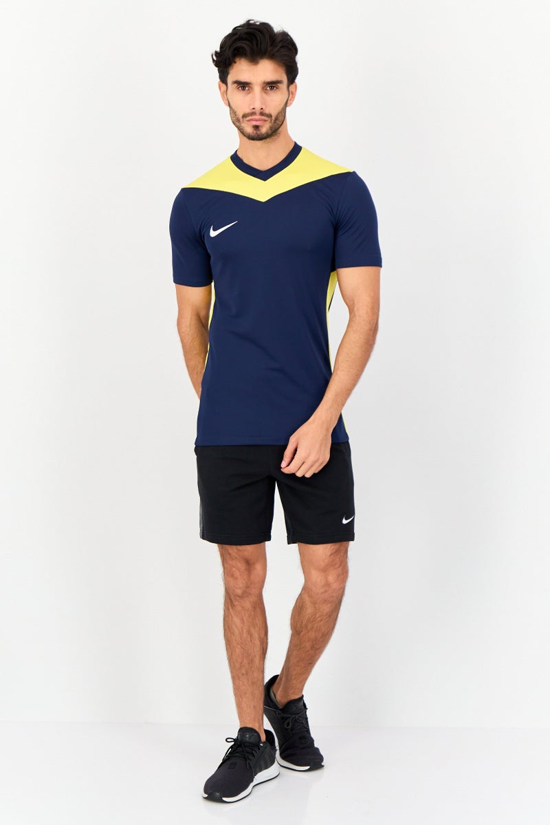 Nike Men Slim Fit Short Sleeve Football Jersey, Navy - Image 2