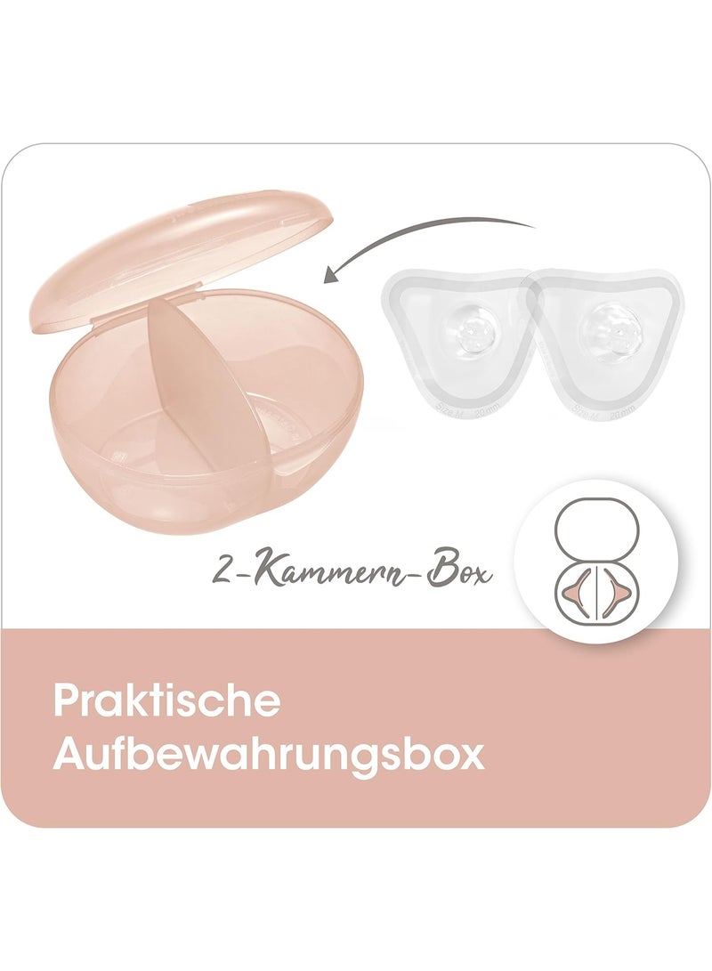 nip First Moments Nipple Shields with Box, Size L (24mm) - 2 Count | Extra Soft & Thin, 94% Midwife Recommendation | Made in Germany - Image 5