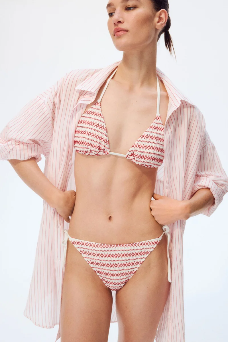 H&M Tie tanga bikini bottoms