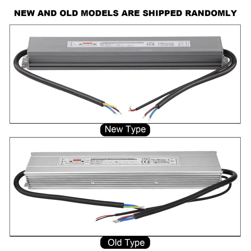 2-in-1 LED Waterproof SCR/0-10V Dimming Power Supply AC170~260V(50/60Hz) Input 12V Output 16.67A 200W - Image 2