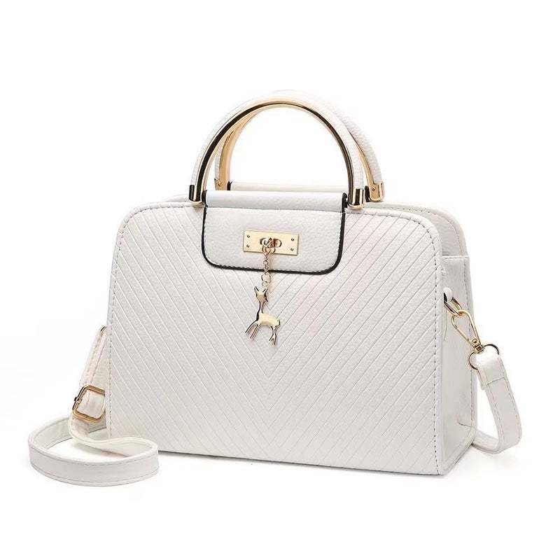 FLYMANN Store Women's Handbag with Top Handle | Crossbody Satchel bag with adjustable shoulder Strap - Image 1