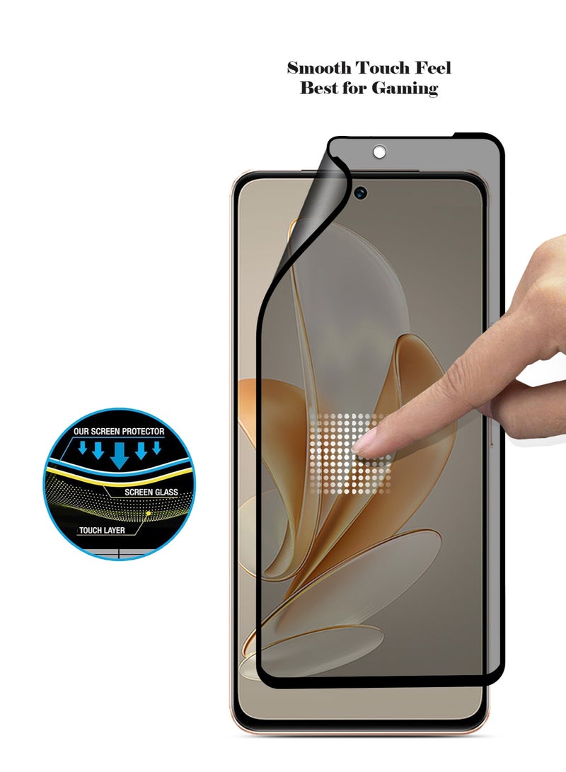 Techie Full Cover Explosion-Proof Matte Ceramic Privacy Film Screen Protector for Vivo V29e - Image 4