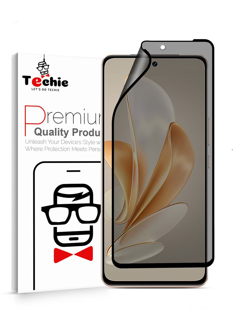Techie Full Cover Explosion-Proof Matte Ceramic Privacy Film Screen Protector for Vivo V29e - Image 1