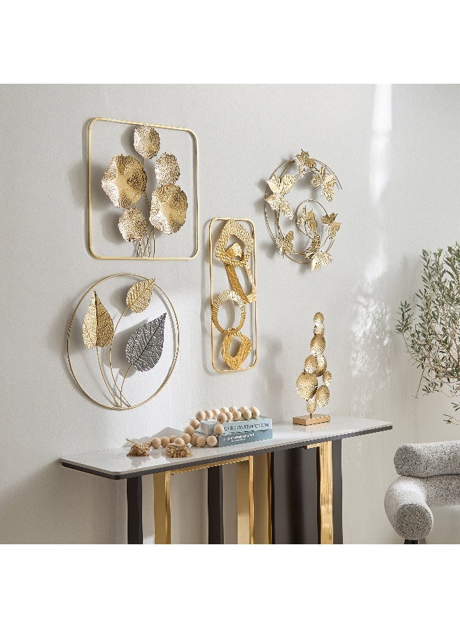 Home Box Percy Capri Metal Butterfly Wall Art - 49.5x52.1x3.2 cm - Image 4