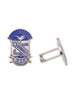 Phi Beta Sigma Cufflinks Fraternity Greek Formal Wear Blazer Jacket (Silver Color Crest Cufflinks)