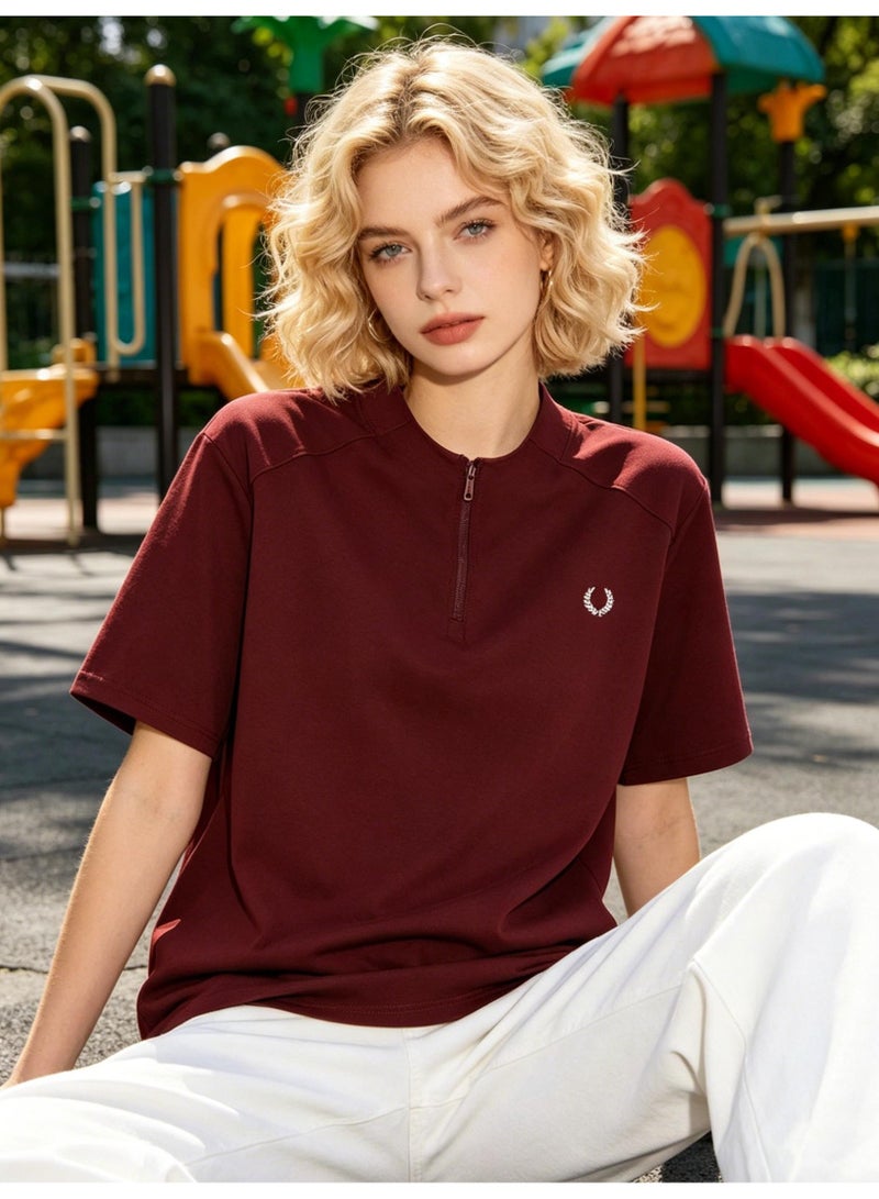 فريد بيري Fred Perry men's and women's laurel logo T-shirt | T-shirt/classic casual pullover/cotton 300g - Image 2