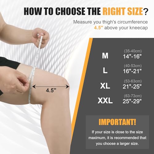 SHENGYADE Hinged Knee Brace, Adjustable Knee Support Wrap for Men and Women, Pain Relief Swelling and Inflammation, Patellar Tendon Support Sleeve for Helping Relieve Strains, Sprains, ACL and MCL Injuries (X-Large) - Image 4