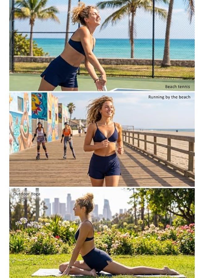 Women's swimming pants, leak proof seamless bikini girls' swimsuit bottoms, beach swimming pool super absorbent quick drying swimming shorts - Image 5