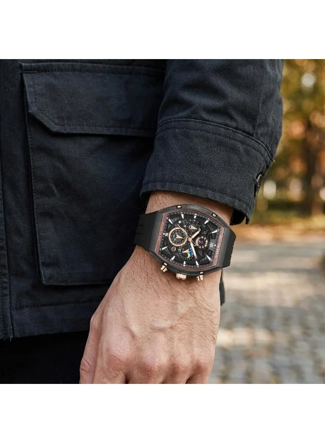Kenneth Scott  Kenneth Scott Men's Chronograph  Black  Dial Watch - K26110-BSBB for Men | Best Price UAE