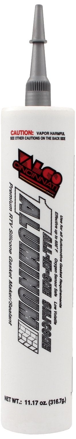 Valco Cincinnati Sealant AllinOne Aluminum Silicone 1117 oz Cartridge Each
