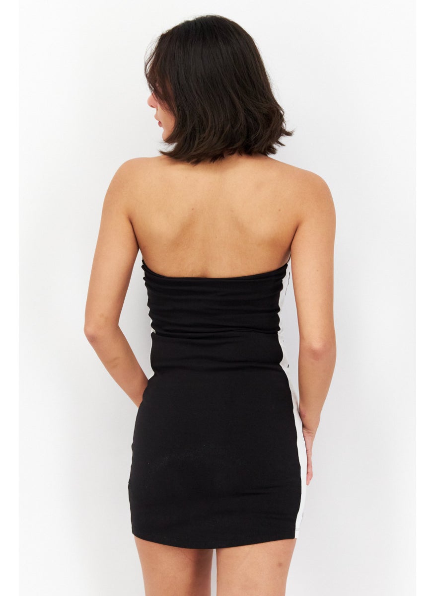 PUMA Women Sportswear Fit Brand Logo Outdoor Dress, Black  - Image 2