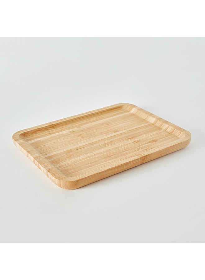 Home Box Bamboo Rectangular Tray 28 cm - Image 5