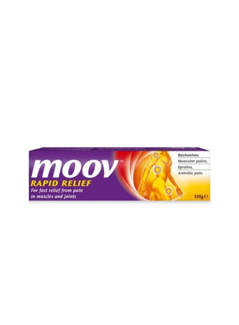 Moov Rapid Relief Ointment Fast Relief Cream For Pain In Muscles And Joints