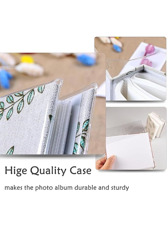 The Bros ألبوم صور صغير للأطفال، 100 جيب، ألبوم صور للأطفال، غلاف لينين للذكريات للعائلة، ذكرى زواج، عطلة، غلاف صلب (سمكة) - Image 4