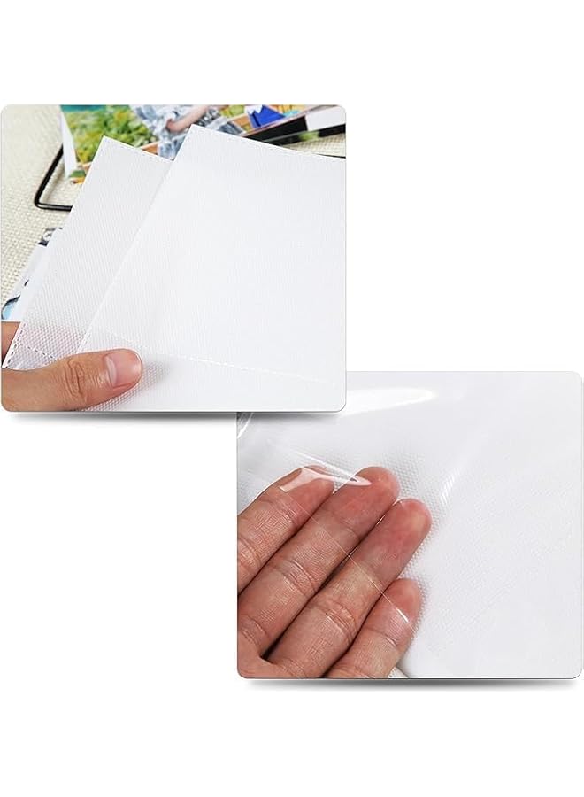 The Bros ألبوم صور صغير للأطفال، 100 جيب، ألبوم صور للأطفال، غلاف لينين للذكريات للعائلة، ذكرى زواج، عطلة، غلاف صلب (سمكة) - Image 3