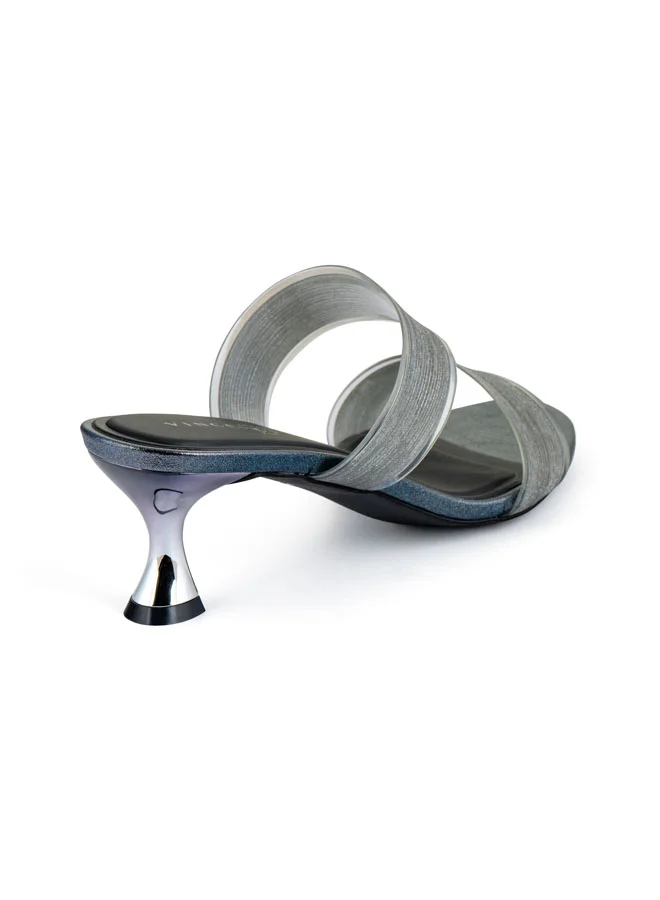 Vincci Women Multi Strap Mid Heel Sandals
