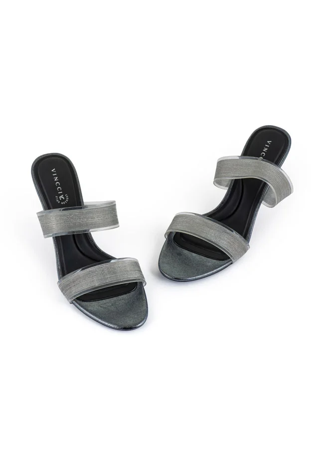 Vincci Women Multi Strap Mid Heel Sandals