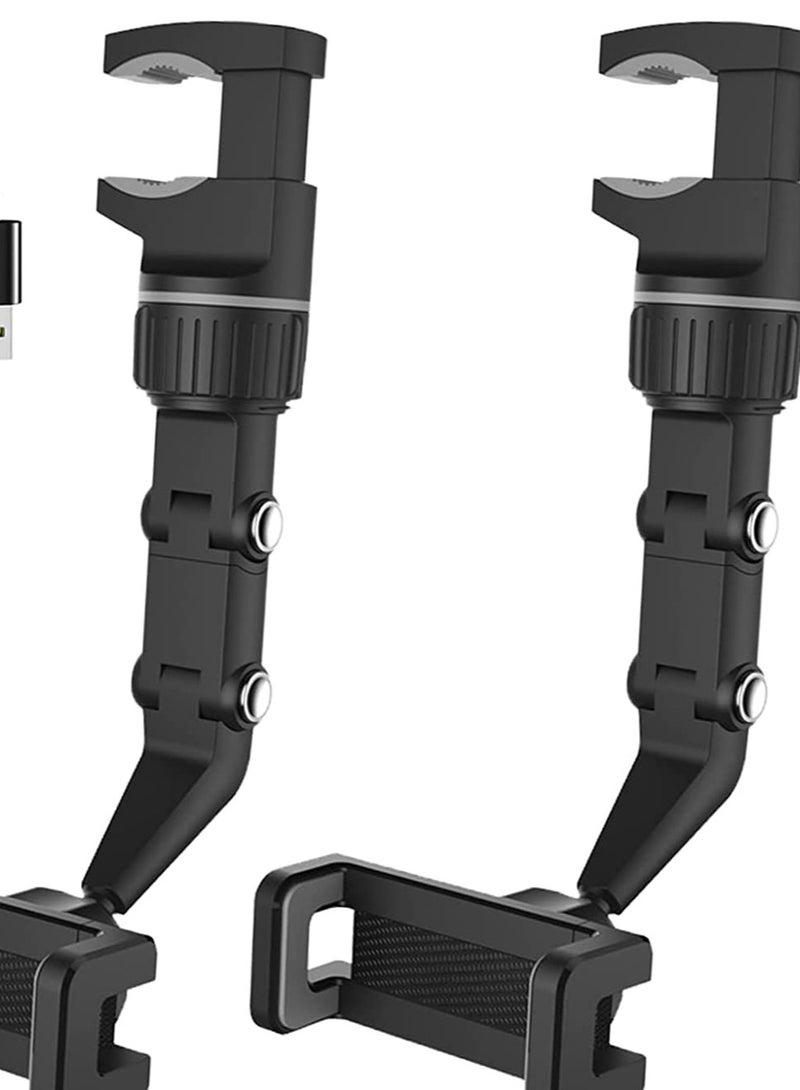 360 VIEW MIRROR MOBILE HOLDER FOR CAR