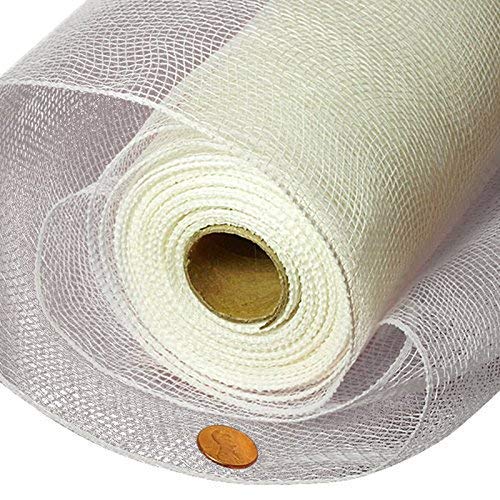 GiftWrap Etc White Deco Mesh Wreath Decor - 10" x 10 Yards, 30 Feet Long, 4th of July, Wedding Decorations, DIY Arts and Crafts, Reception, Birthday, Christmas, Valentine's Day, President's Day, Memorial Day - Image 3