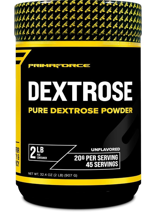 Primaforce Pure Dextrose Powder (2 Pounds, Unflavored) - Your Ultimate Workout Fuel - Image 1