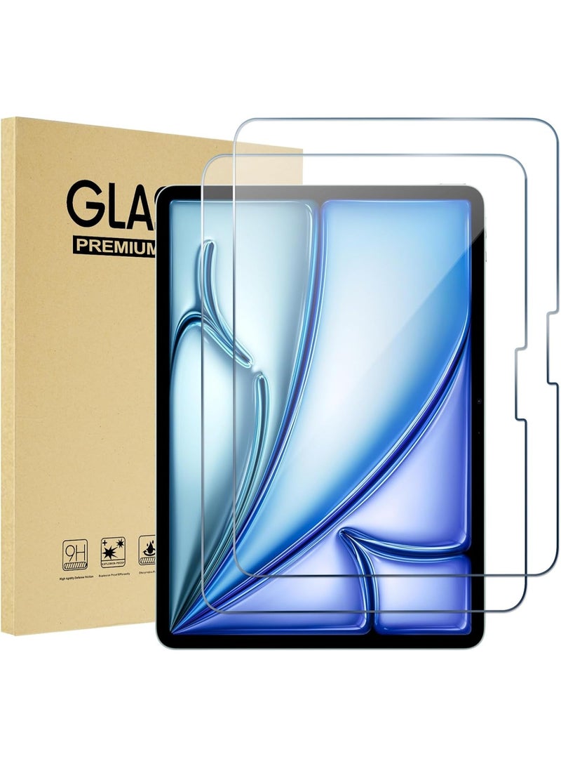 Fekra 2-Pack Screen Protector for iPad Pro 13-inch M4 (2024).9H Hardness,Anti-Scratch,Ultra Clear,Bubble-Free,Tempered Glass Film for iPad Pro 13-Inch M4 2024 - Image 1