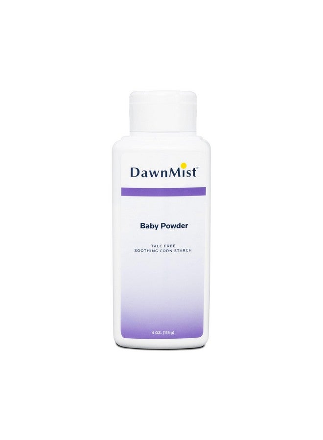 DawnMist Dukal DawnMist Baby Powder - Cornstarch Formula, 4 oz. - Pack of 2 - Gentle, Softening Powder for Babies, Adults, and Daily Use - Image 2