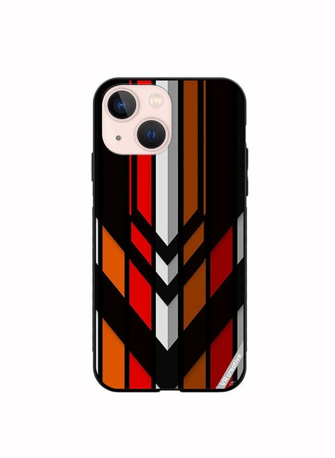 Protective Case Cover For Apple iPhone 13 Abstract Design Multicolour