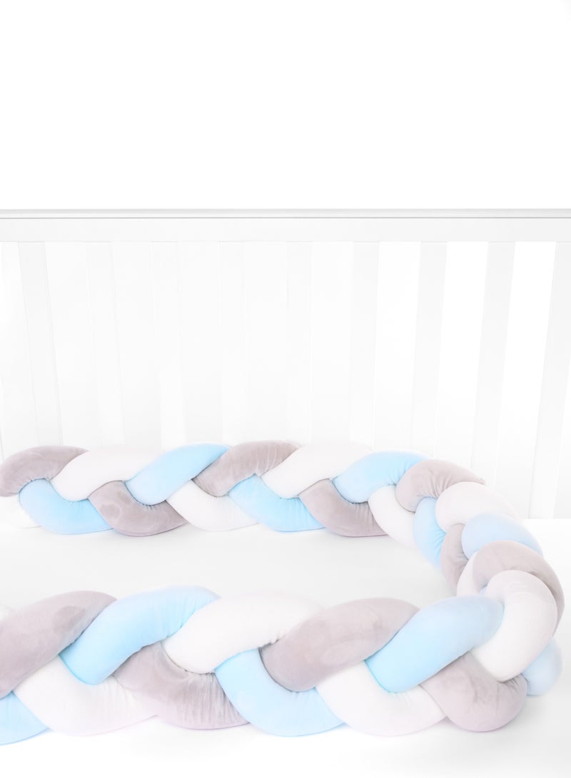 elphybaby Children's Bed Anti-Collision Barrier with Knot Design  - Image 4