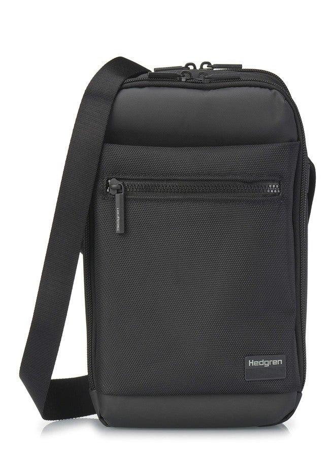 Hedgren Inc Vertical Crossbody, Black - Image 1