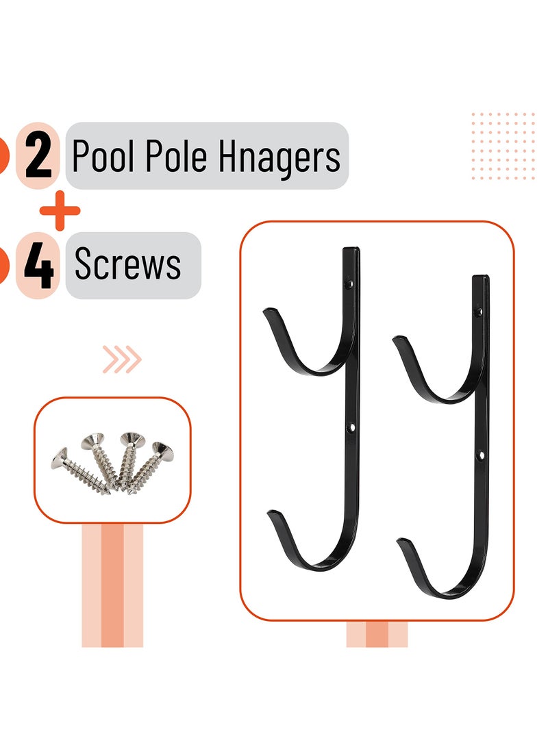 SYOSI 2 Pack Pool Pole Hangers, Pool Hooks for Pool Supplies, Poles and Hose, Pools Accessories - Image 4