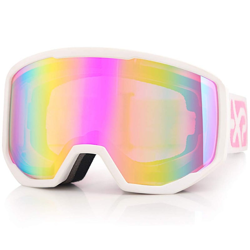 EXP VISION Ski/Snowboard Goggles for Men Women, OTG Snow Goggles Anti Fog UV Protection - Image 1