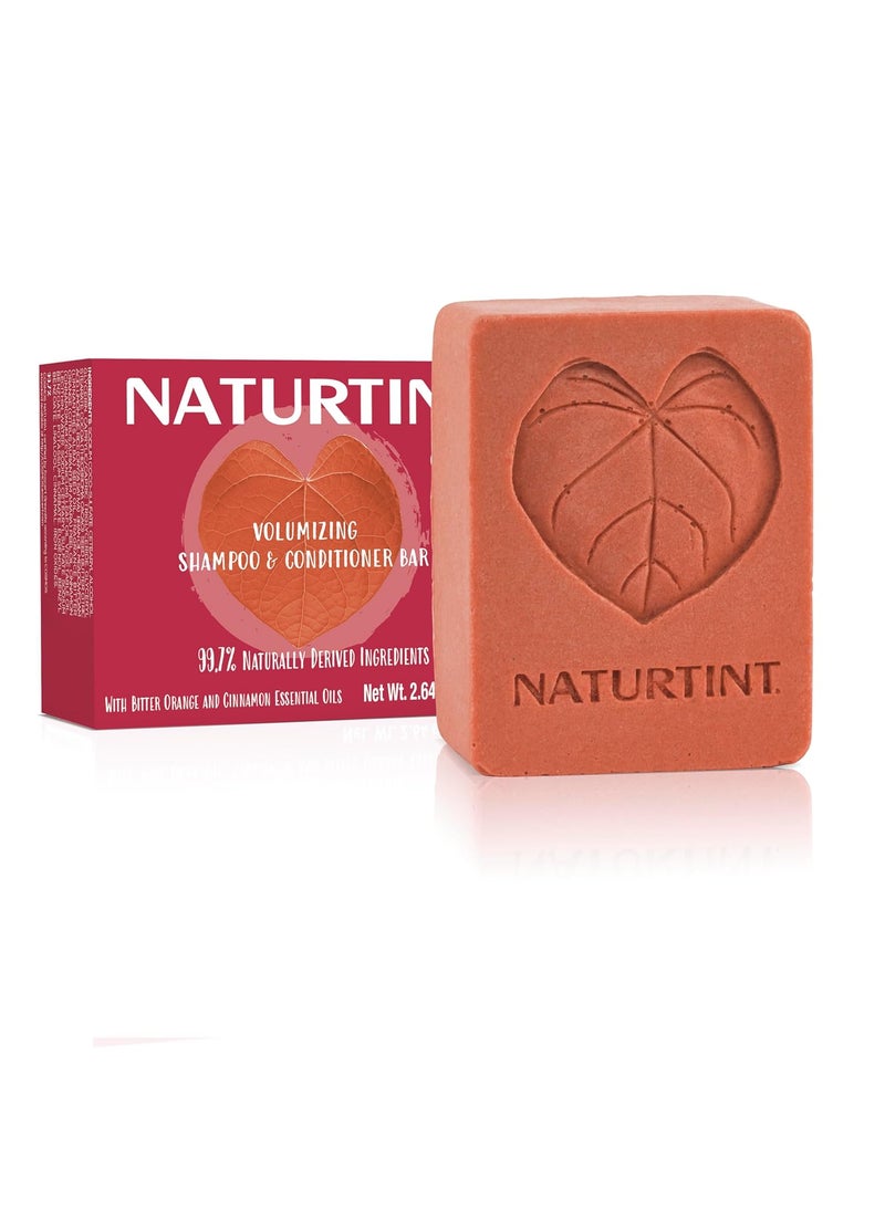 NATURTINT - Naturtint Shampoo & Conditioner Bar (Cinnamon) - Naturally Derived Ingredients, Cruelty Free, All Hair Types, Travel Approved - Image 1